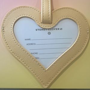 Stoney Clover Lane Luggage Tag- heart design. Brand new.